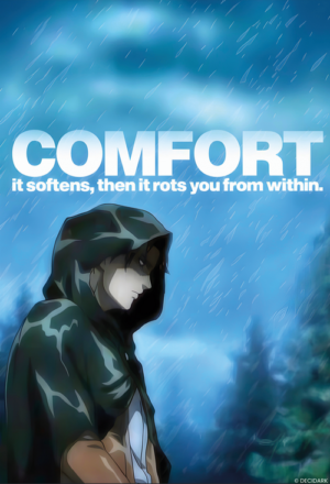 Motivational Anime Quote - Comfort