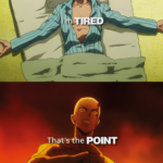 Motivational Anime Quote - Tired