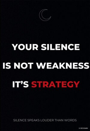 Motivational Quote - Silence