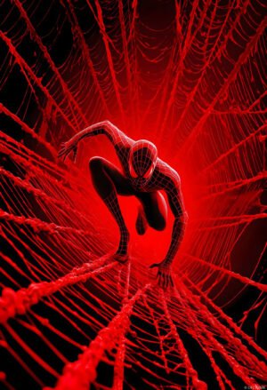 Red Tunnel Spiderman