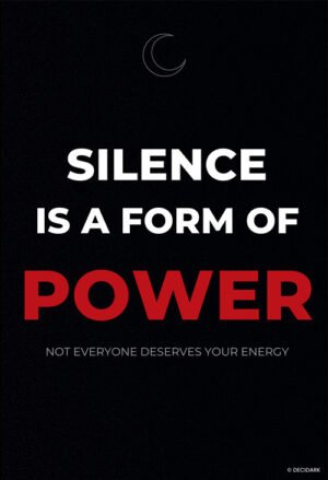 Motivational Quote - Silence