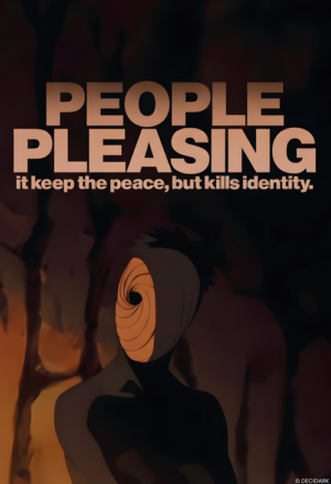 Motivational Anime Quote - People Pleasing