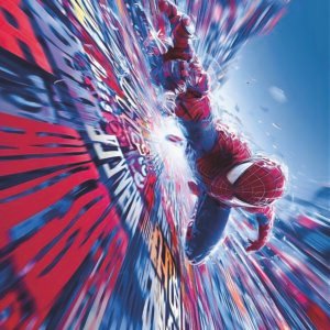 Spider Man Poster A3 Size | Marvel Superhero Wall Decor Photographic Paper (16 inch X 11 inch, Rolled)