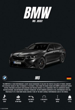 BMW M5 Black