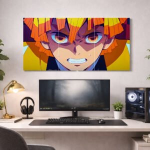 Zenitsu Anime Split Poster