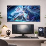 Anime Wolf Warrior Split Poster