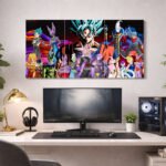 Dragon Ball Super Characters Split Poster
