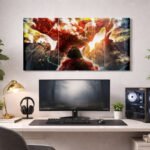 Attack Titan vs Eren Split Poster