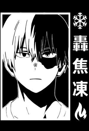 Shoto Todoroki Anime Wall Poster