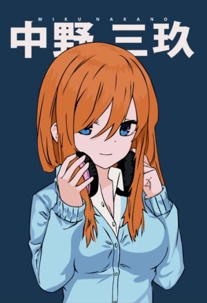 Miku Nakano Anime Wall Poster