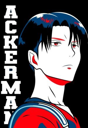Ackerman Levi Anime Poster