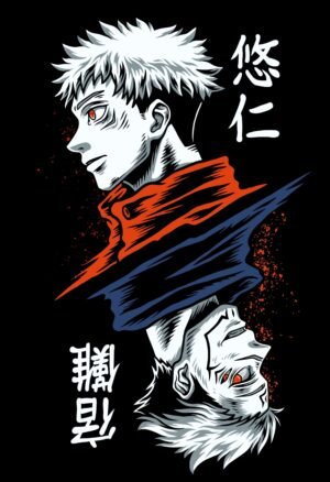 Yuji Itadori & Sukuna Dual Face Anime Poster