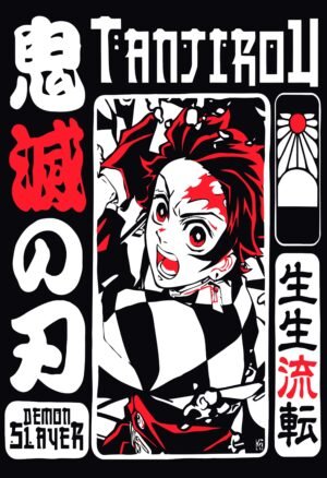 Tanjiro Kamado Demon Slayer Anime Poster