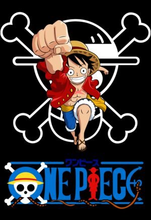 Monkey D. Luffy One Piece Anime Poster | Straw Hat Pirate Wall Art