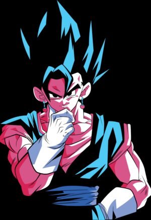 Vegito Blue Dragon Ball Super Anime Poster
