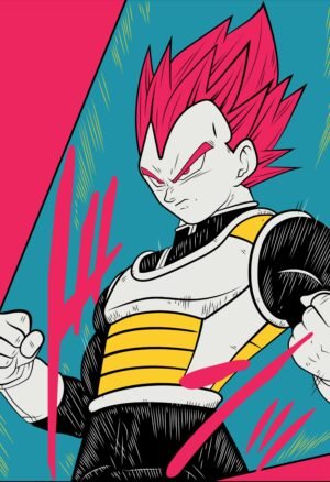 Ultra Ego Vegeta Dragon Ball Super Poster
